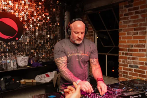 Phil Anthony deep in the mix